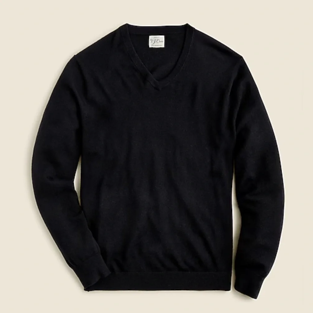 NWOT J Crew Men’s Merino Wool‎ V-Neck Sweater Classic Warm